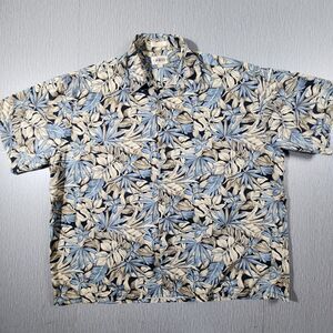 VTG Campia Moda Shirt Mens XXL Multicolor Camp Outdoor Hawaiian Cotton Button Up